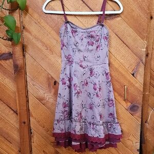 Free People Floral Ruffle Eyelet Dress 6